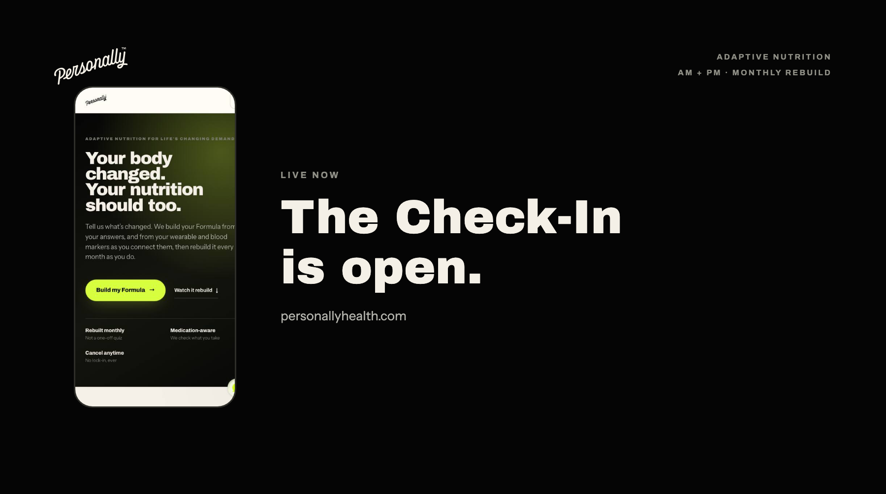 Personally, live on your phone