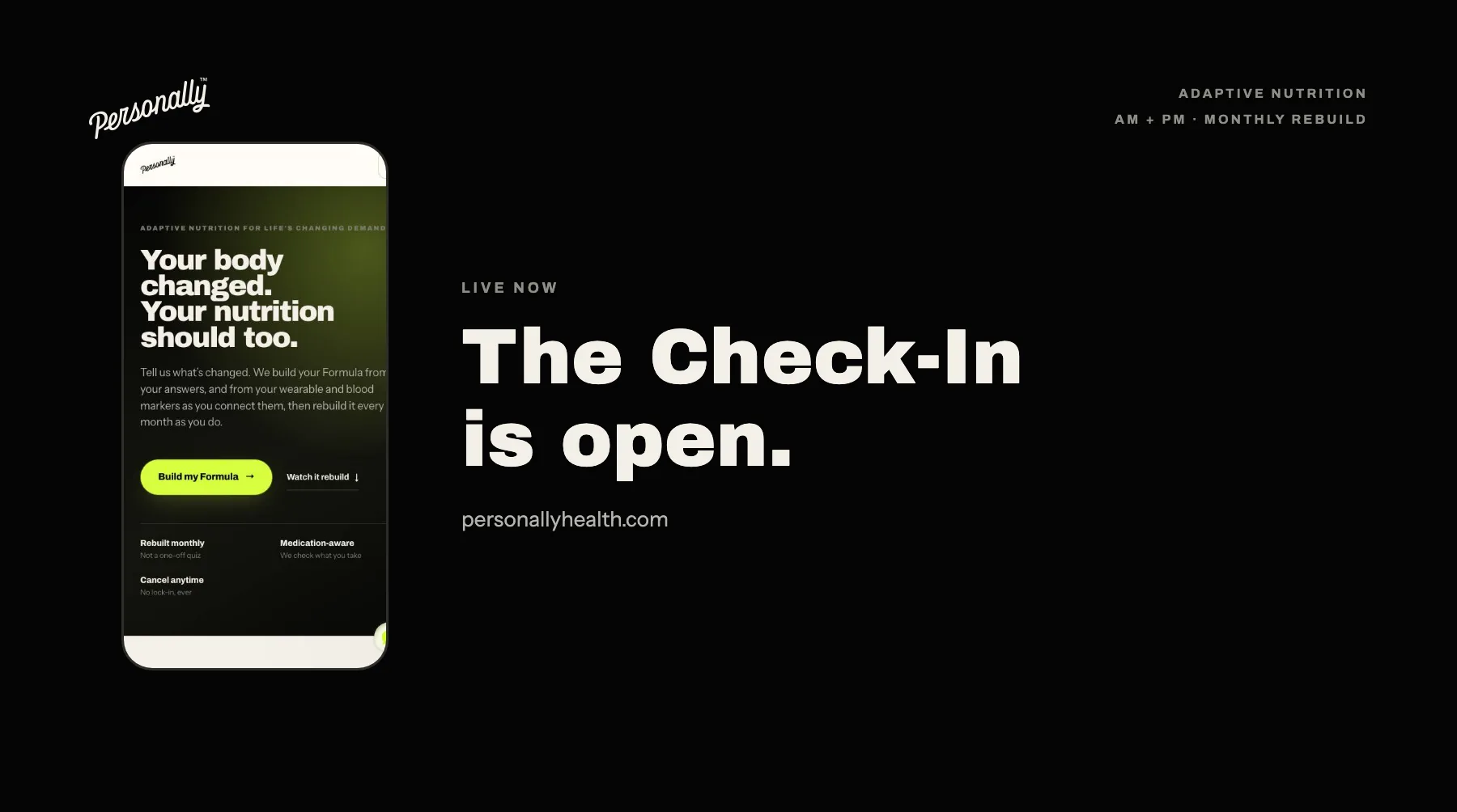 Personally, live on your phone
